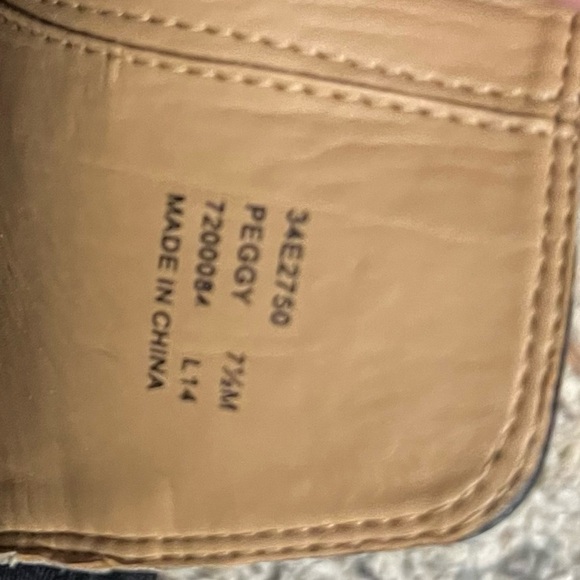 Calvin Klein Peggy Black Leather Sandals Size 7.5 - Picture 9 of 9